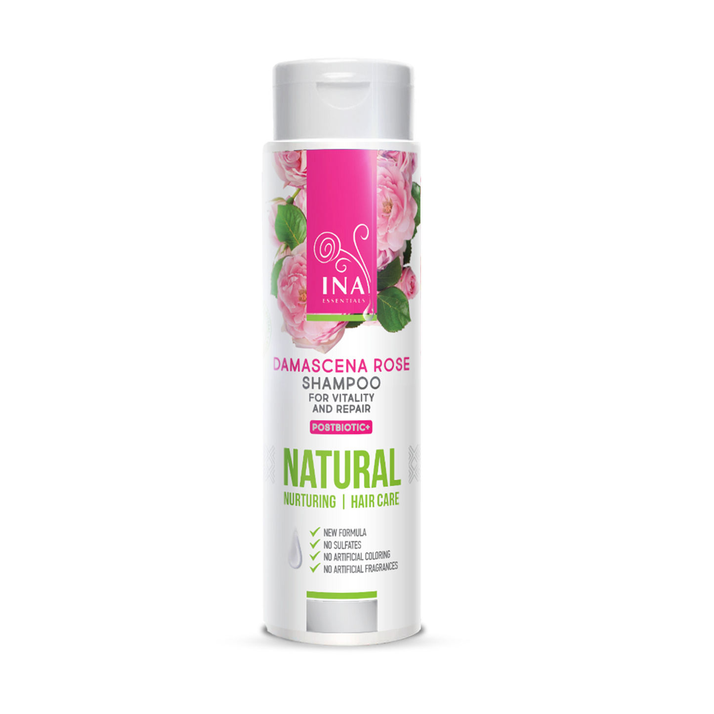 SPEZIELLER ZUGANG Natürliches Rosen Shampoo für Trockenes und Geschädigtes Haar