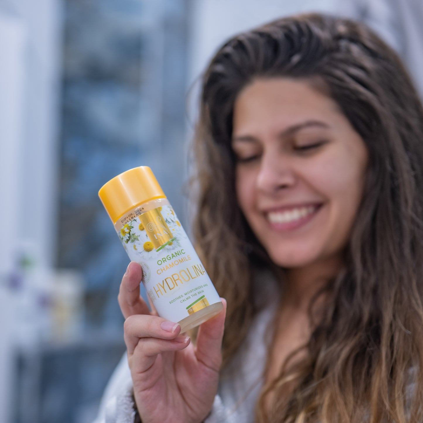 Bio Kamillenwasser - Hydrolina für Ekzeme und gereizte Haut