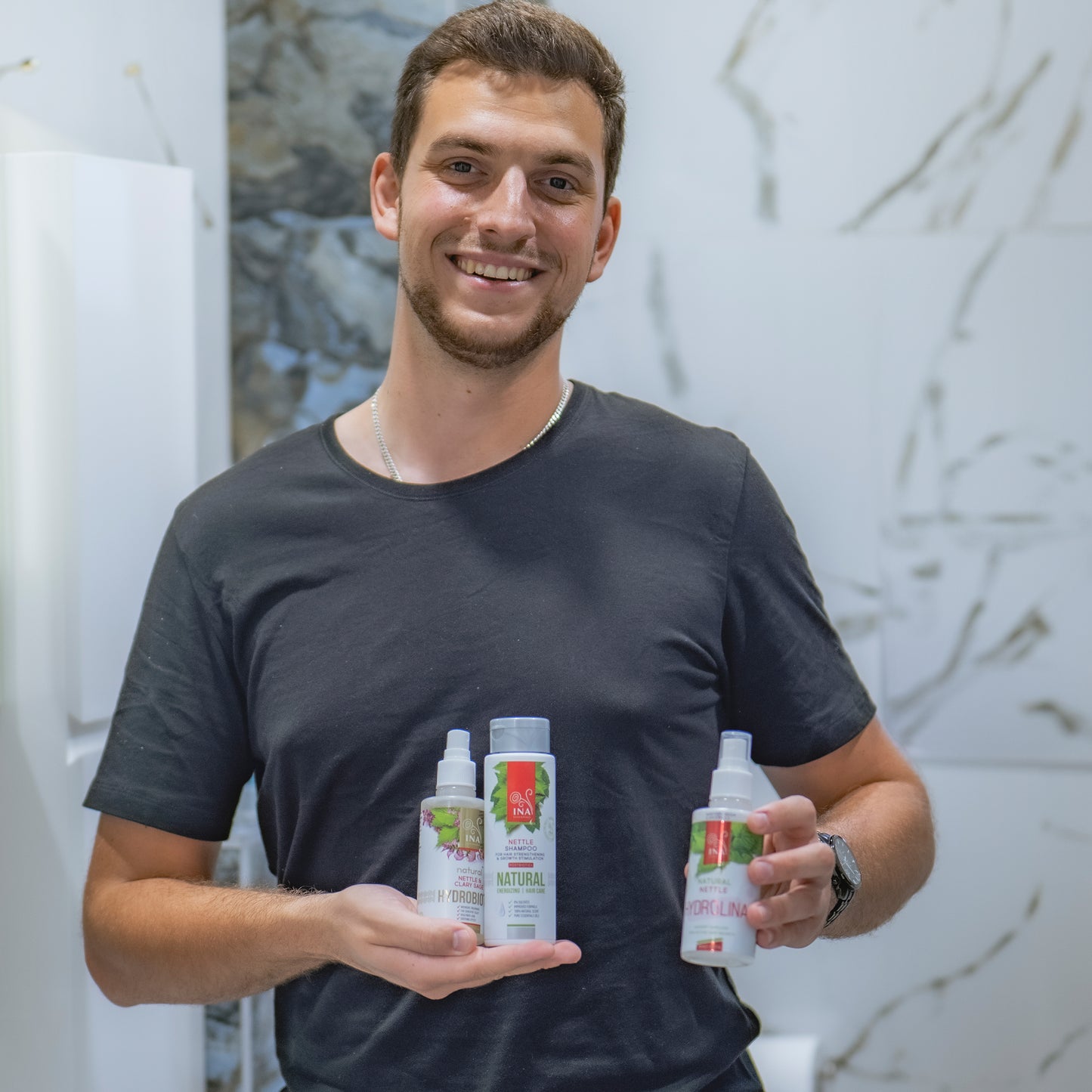 Haarausfall RoutINA™ für Ihn - dauerhafte Lösung für Haarausfall