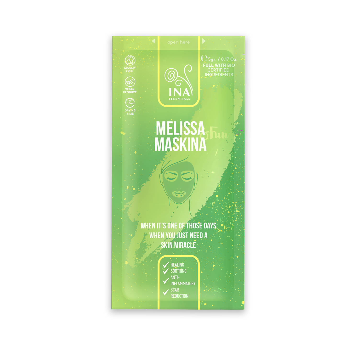 + Geschenk Melissa Maskina - Gesichtsmaske (probe)