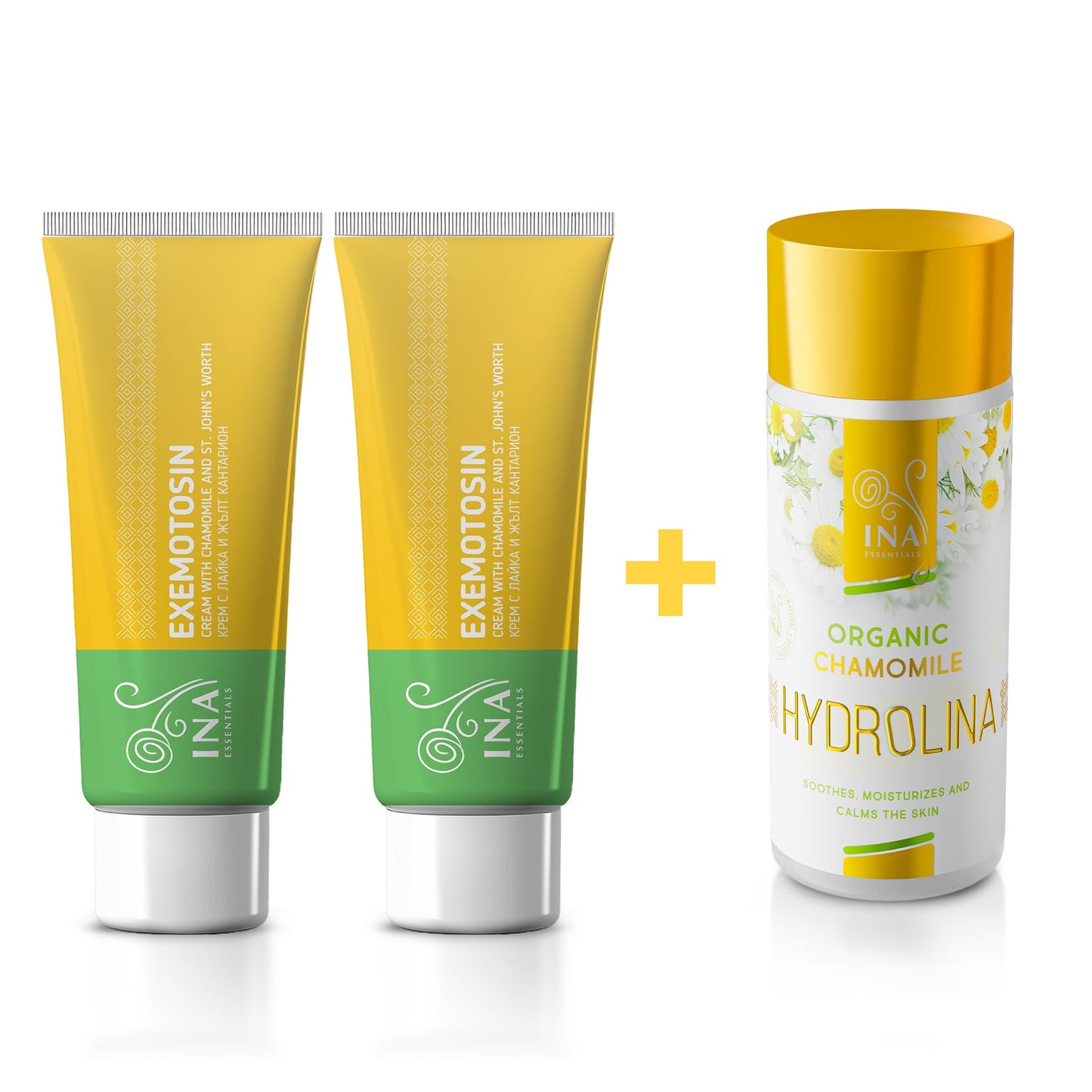 SPEZIELLER ZUGANG Kaufen Sie 2 Cremes gegen Schuppenflechte, Ekzeme oder gereizte Haut und erhalten Sie 2 Hydrobiotic Kamille und Melisse gratis