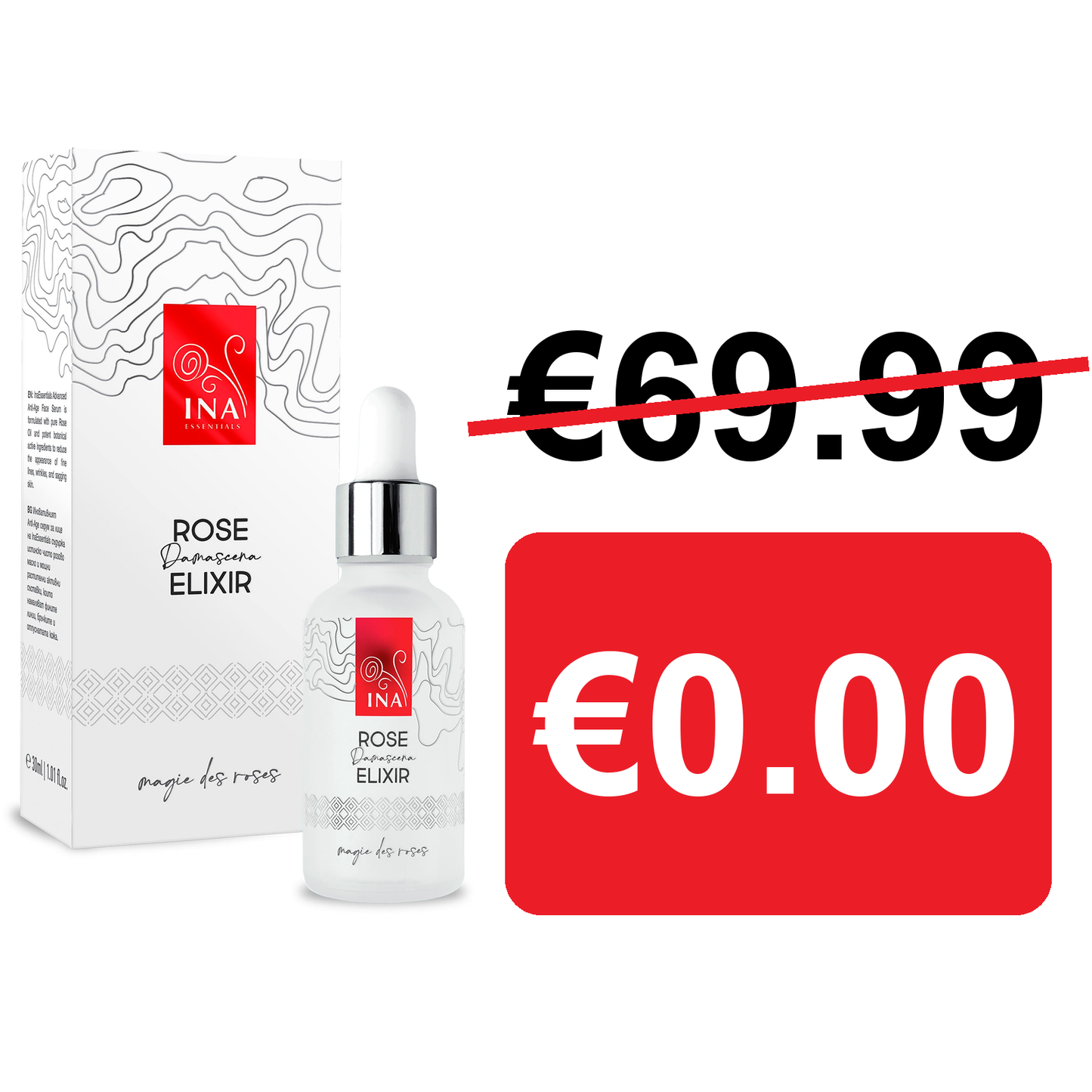 + Geschenk Intensives Anti-Aging-Serum – Rose Elixir