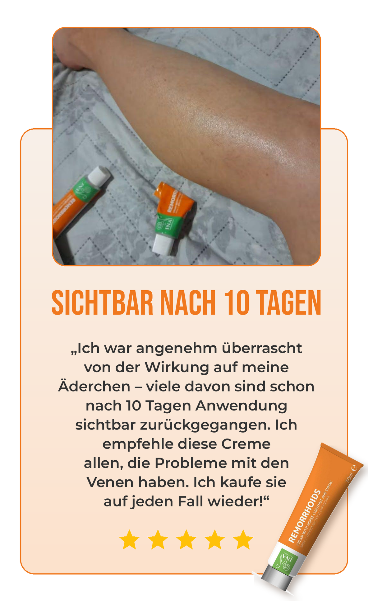 Bewertung Creme für Krampfadern 2