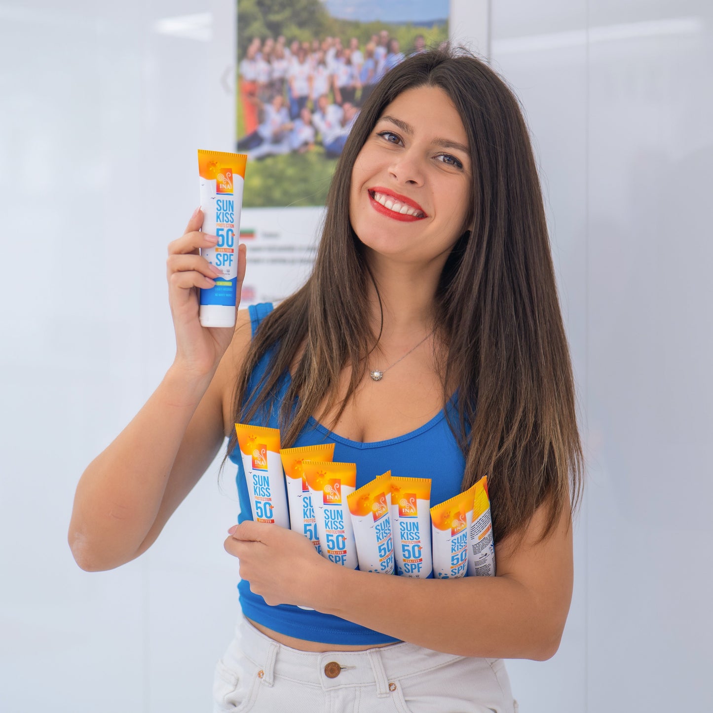 SPEZIELLER ZUGANG Familienpackung für Sonnenschutz - 2+1 Natürliche Sonnencreme für Gesicht und Körper SPF 50+ mit Bio-Weißtanne
