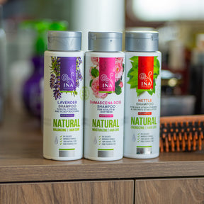 Natürliches Lavendel Shampoo für Schuppen und empfindliche Kopfhaut