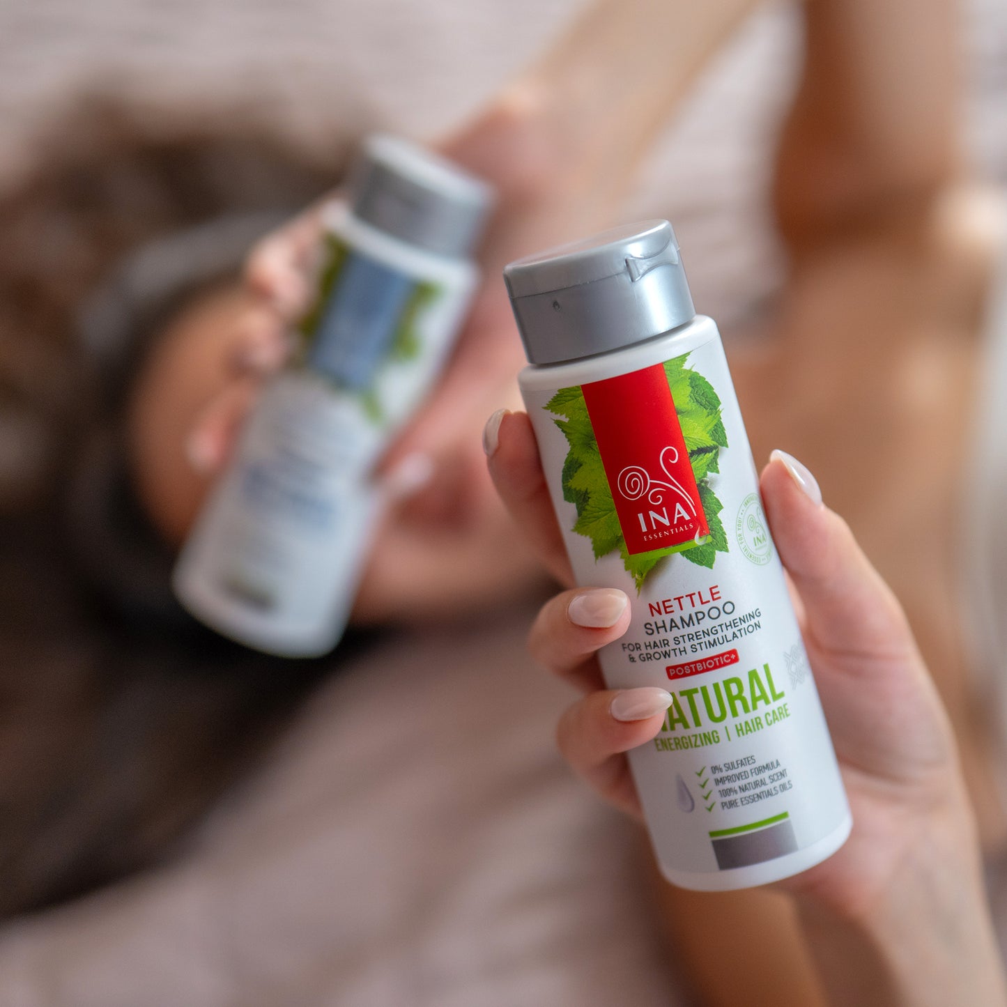 Natürliches Brennnessel Shampoo für Haarausfall
