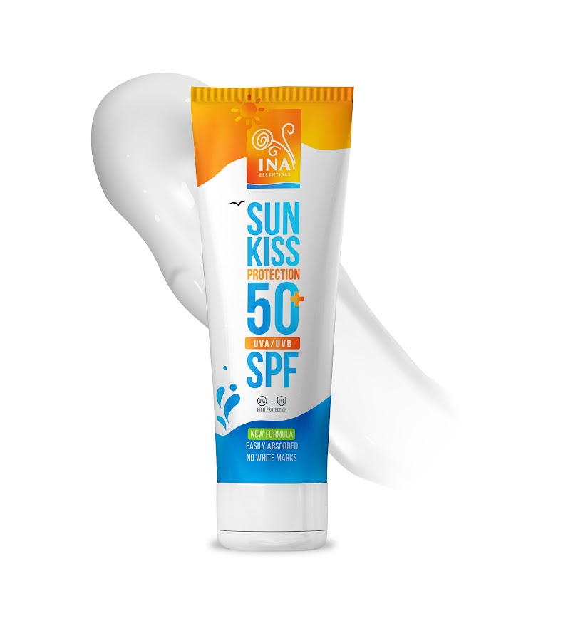 Familienpackung für Sonnenschutz - 2+1 Natürliche Sonnencreme für Gesicht und Körper SPF 50+ mit Bio-Weißtanne