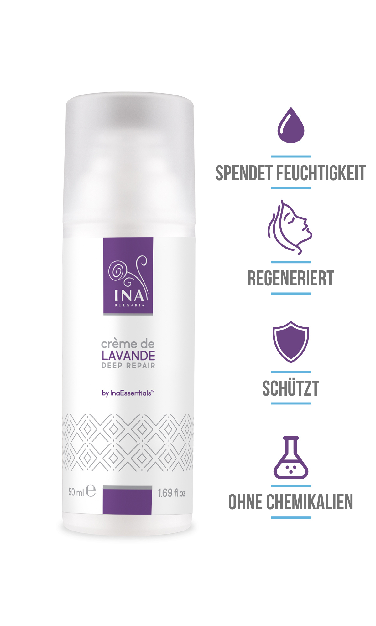 Lavender Secret - Natürliche Handcreme für trockene Hände